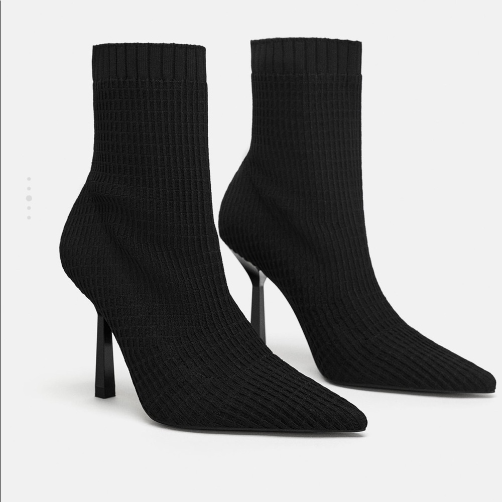 Black ZARA booties